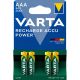 Varta Akku Recharge Accu Power Micro AAA NiMH 800mAh (4er Blister)