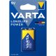 Varta Longlife Power 9V Block Batterie 4922 6LR61 (1er Blister)